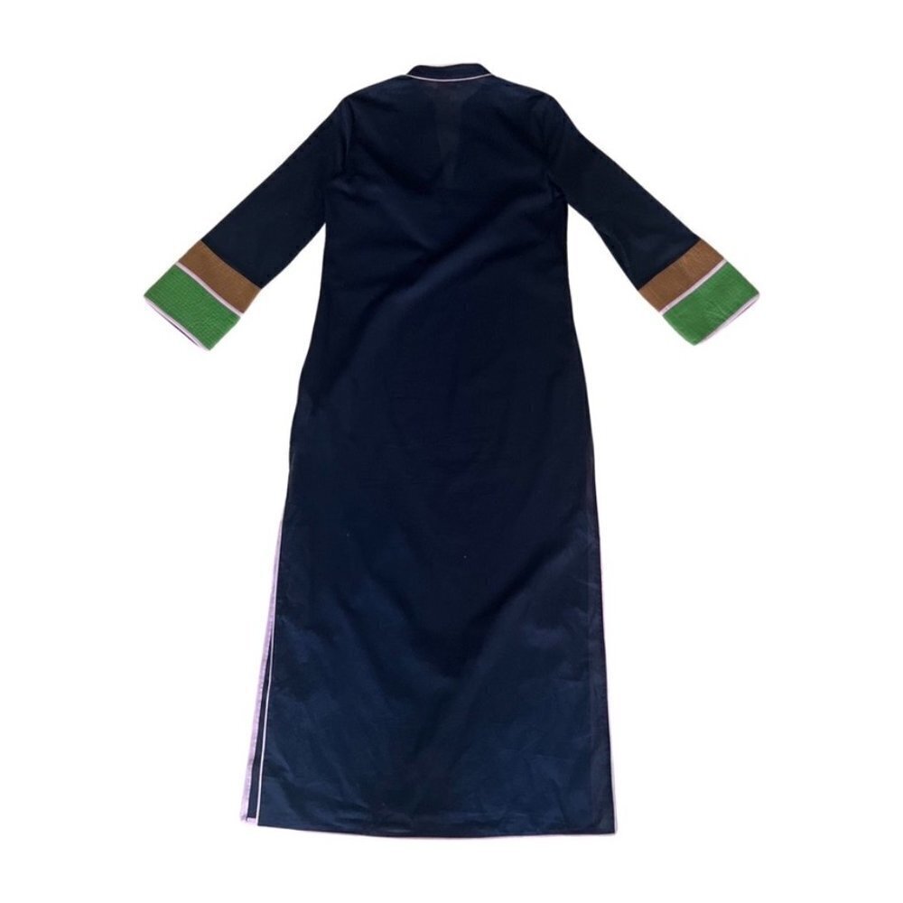 Tory Burch Navy Maxi Tunic Dress Size XS / 02 - Picture 3 of 5